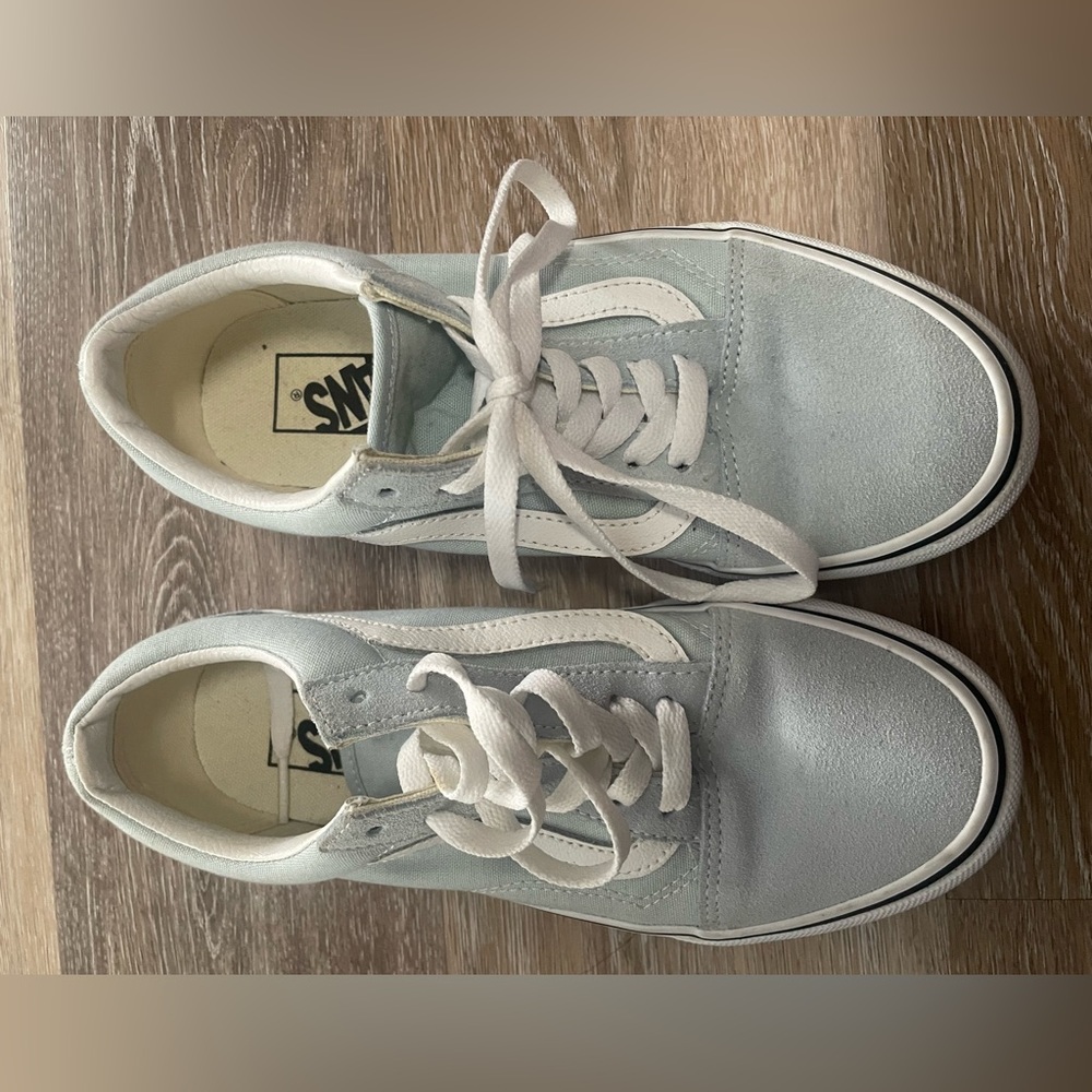 Vans Sky Blue Canvas Sneakers
